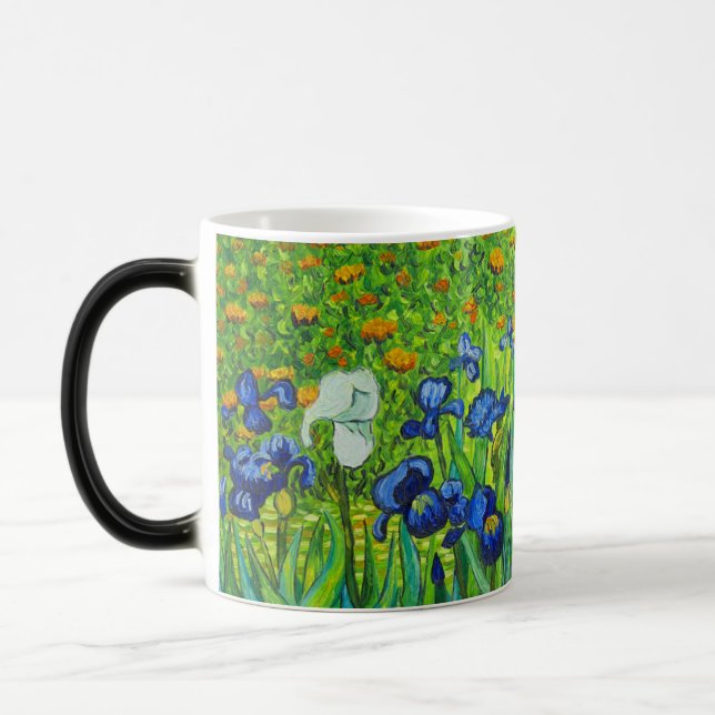 Caneca Mágica Van Gogh Irises (Esquerda)