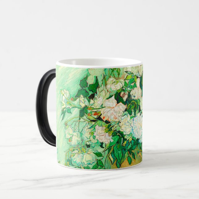 Caneca Mágica Van Gogh White Roses (Frente Esquerda)
