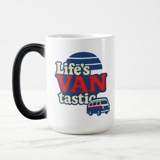Caneca Mágica VANtastic Red Cream Blue Edition