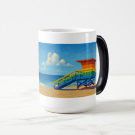 Caneca Mágica Venice Beach Rainbow Lifeguard Stand