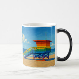 Caneca Mágica Venice Beach Rainbow Lifeguard Stand
