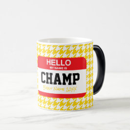 Caneca Mágica Ventilador Esportivo Meu Nome É Tag Houndstooth Ev