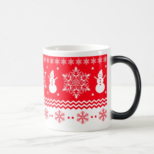 Caneca Mágica Vermelho e White Christmas (Direita)