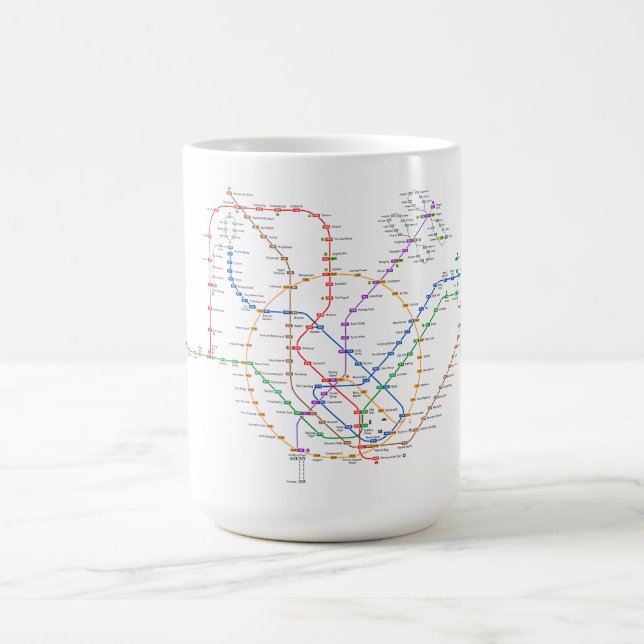 Caneca Mágica Viagem a Singapura (Center)