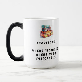 Caneca Mágica Viajando: onde 'casa' está a sua mala