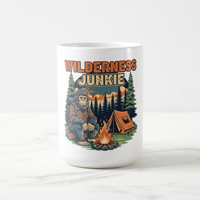 Caneca Mágica Viciado em terra firme, design (Center)