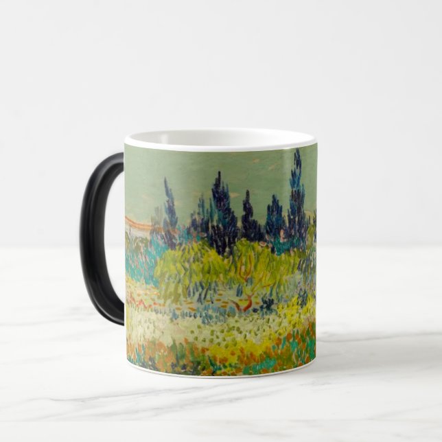 Caneca Mágica Vincent Van Gogh Garden em Arles (Frente Esquerda)