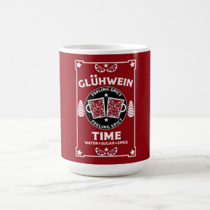Caneca Mágica Vinho Tinto Quente de Natal Glühwein