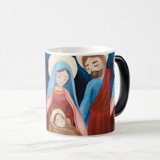 Caneca Mágica Vintage do Natal da natividade de Jesus da Virgem