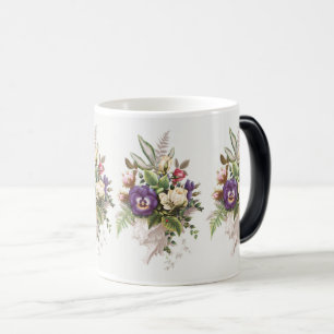 Caneca Mágica Vintage Floral Buquê - Beleza do Eterno no Bloom