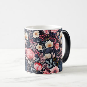 Caneca Mágica Vintage Floral Elegance - Arte Flor Eterno