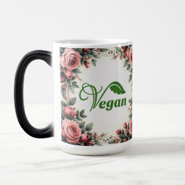 Caneca Mágica Vintage Green Vegan Logo Leaf by Bearnd