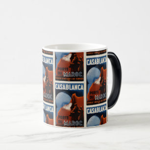 Caneca Mágica Vintage Marrocos Viagem Art Casablanca