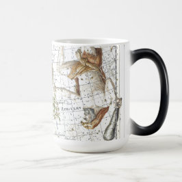 Caneca Mágica Vintage Sky Map Constelação de Hércules