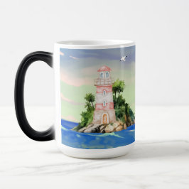 Caneca Mágica Vista para o oceano