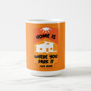 Caneca Mágica Vivendo em Casas Pequenas - Pequenas Casas