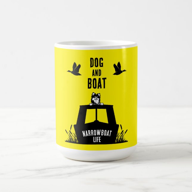 Caneca Mágica Vivendo em Narrowboat (Center)