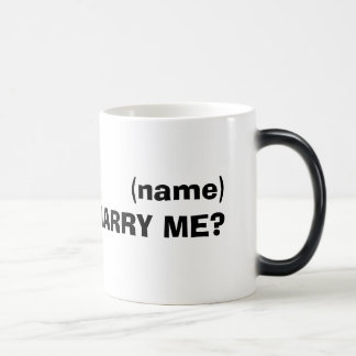 Caneca Mágica você casar-me-á copo