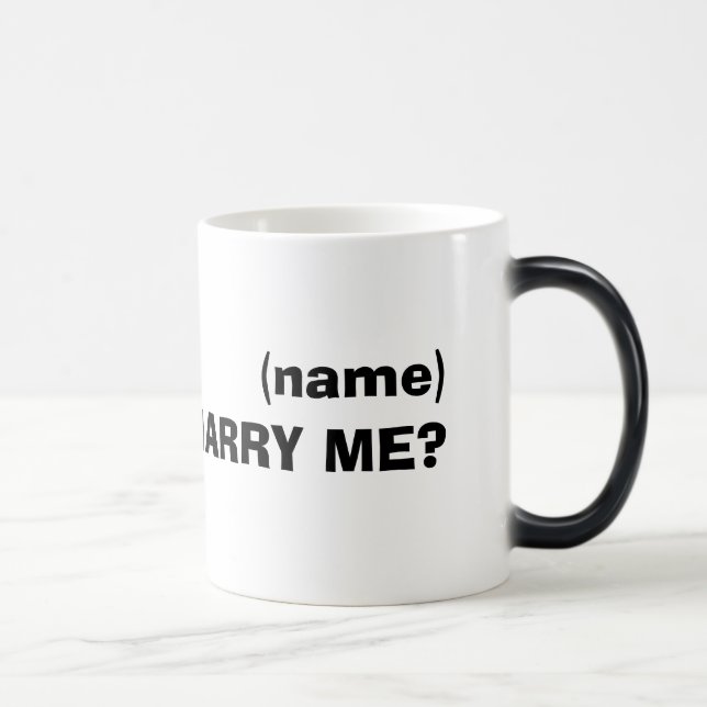Caneca Mágica você casar-me-á copo (Direita)