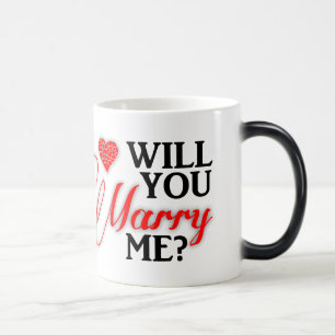 Caneca Mágica você casar-me-á? Surpresa