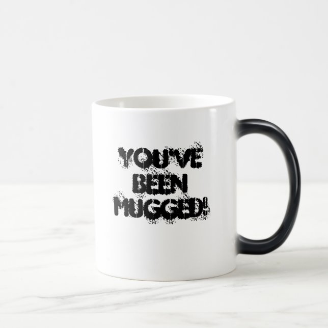 Caneca Mágica Você FOI AGREDIDO! (Direita)