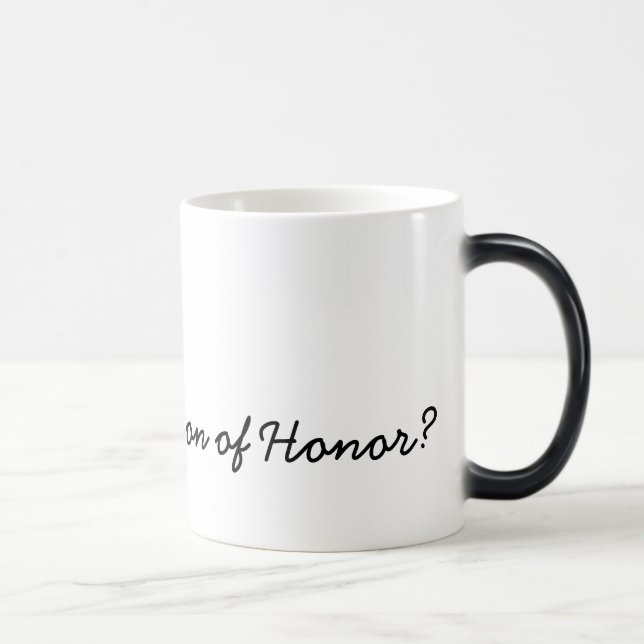 Caneca Mágica Você será minha Matron de Honra? (Direita)