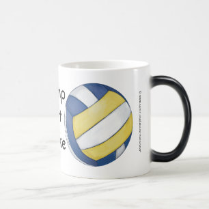 Caneca Mágica Voleibol, Set, Spike.