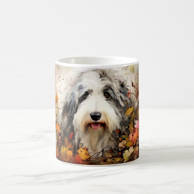 Caneca Mágica Watercolor Dog Mug Wrap (Centro)