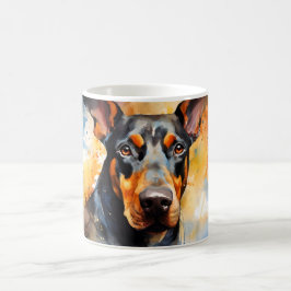 Caneca Mágica Watercolor Dog Mug Wrap