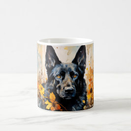 Caneca Mágica Watercolor Dog Mug Wrap