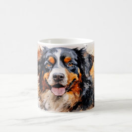 Caneca Mágica Watercolor Dog Mug Wrap