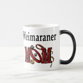 Caneca Mágica Weimaraner Mamãe Gifts