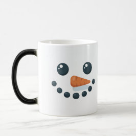 Caneca Mágica White Snowman Features Carrot Morphing Mug