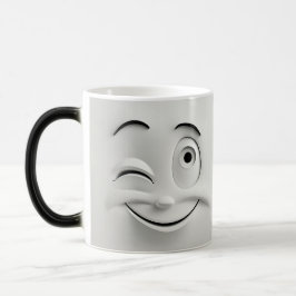 Caneca Mágica Winking Cartoon Face 3D