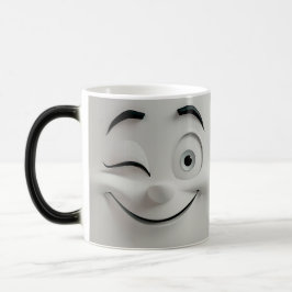 Caneca Mágica Winking Cartoon Face 3D