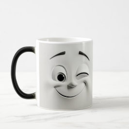 Caneca Mágica Winking Cartoon Face 3D