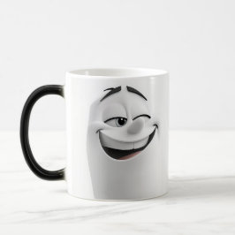 Caneca Mágica Winking Cartoon Face 3D