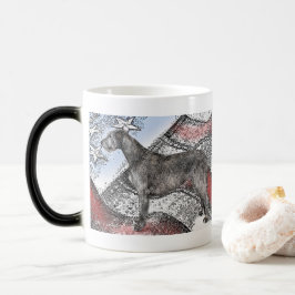Caneca Mágica Wolfhound Irlandês Patriótico