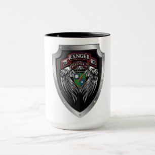 Caneca Magnífico 1rua Bat 75th Ranger Scroll Regional