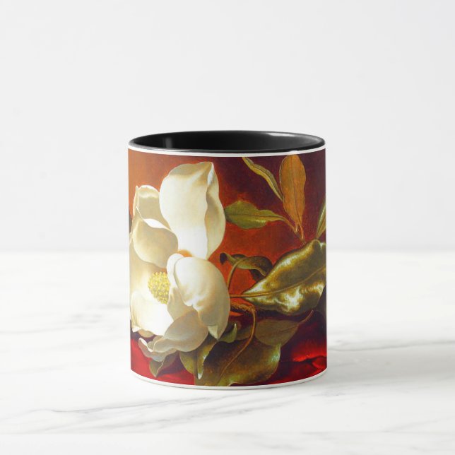 Caneca Magnolia em Red Velvet Martin Johnson Heade (Centro)