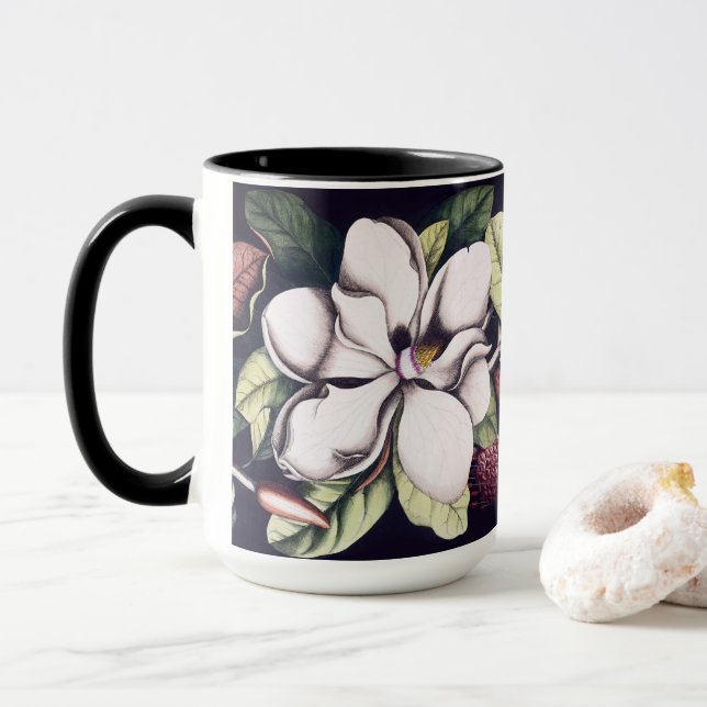Caneca Magnolia Flor (Com Donut)