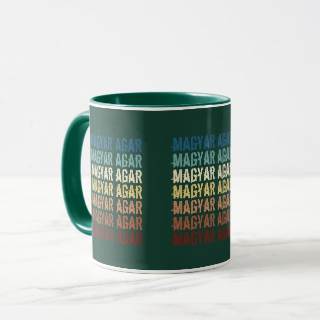Caneca Magyar Agar  "Typo" vintage (Frente Esquerda)