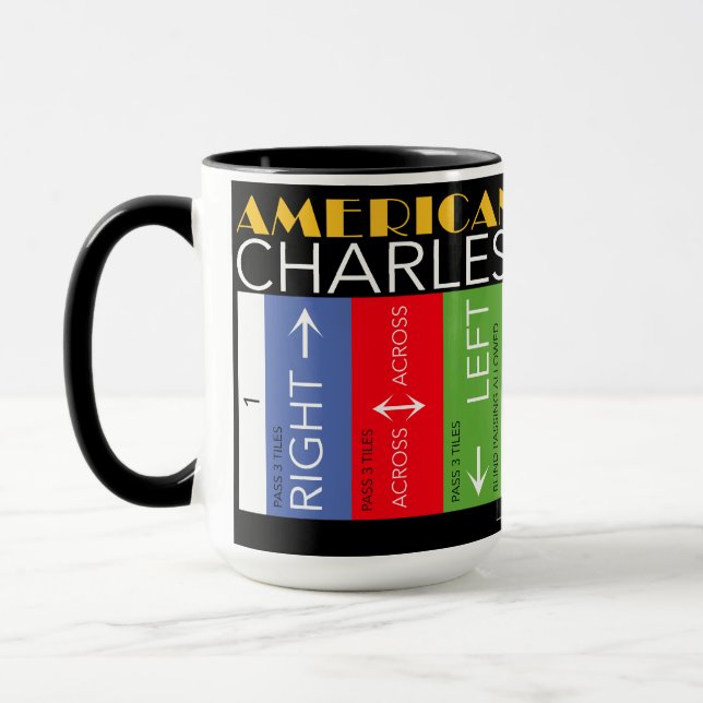 Caneca Mah Jongg Charleston Mug (Esquerda)