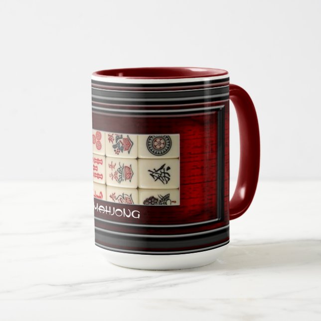 Caneca Mahjong (Frente Esquerda)