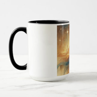 Caneca "Maiestosa Aquarela do Rei Escuro"