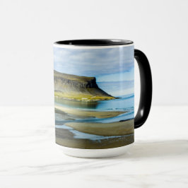Caneca Maiestoso Westfjords Islândia Rugged Foto Costeira