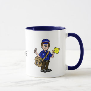 Caneca Mailman Personalizado Name Mug