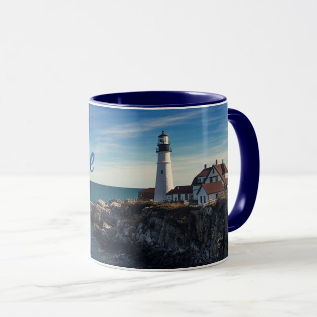 Caneca Maine Lighthouse Mug (Frente Esquerda)