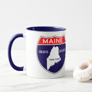 Caneca Maine personalizado MIM aniversário 200
