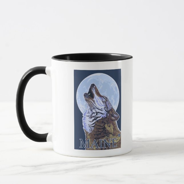 Caneca MaineHowling Wolf (Esquerda)